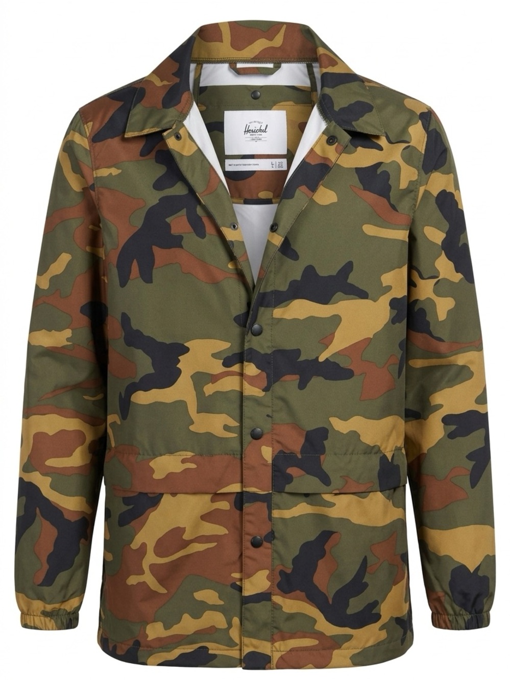 Herschel Supply Company Military Field Jacket in Green Brown Camo